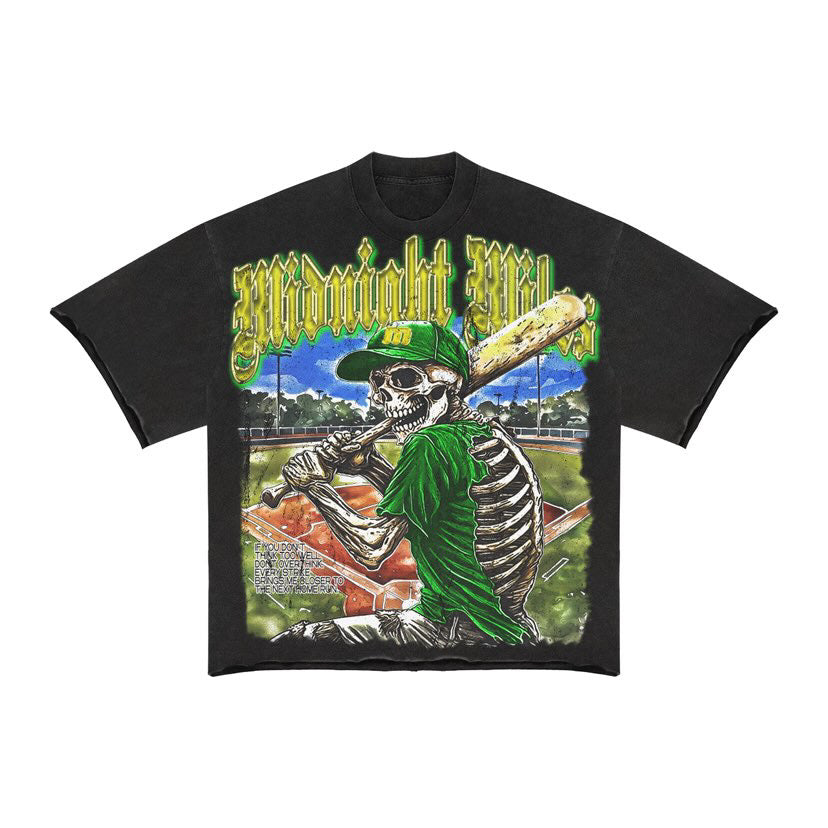 MIDNIGHT A’s — Baseball Graphic Tee