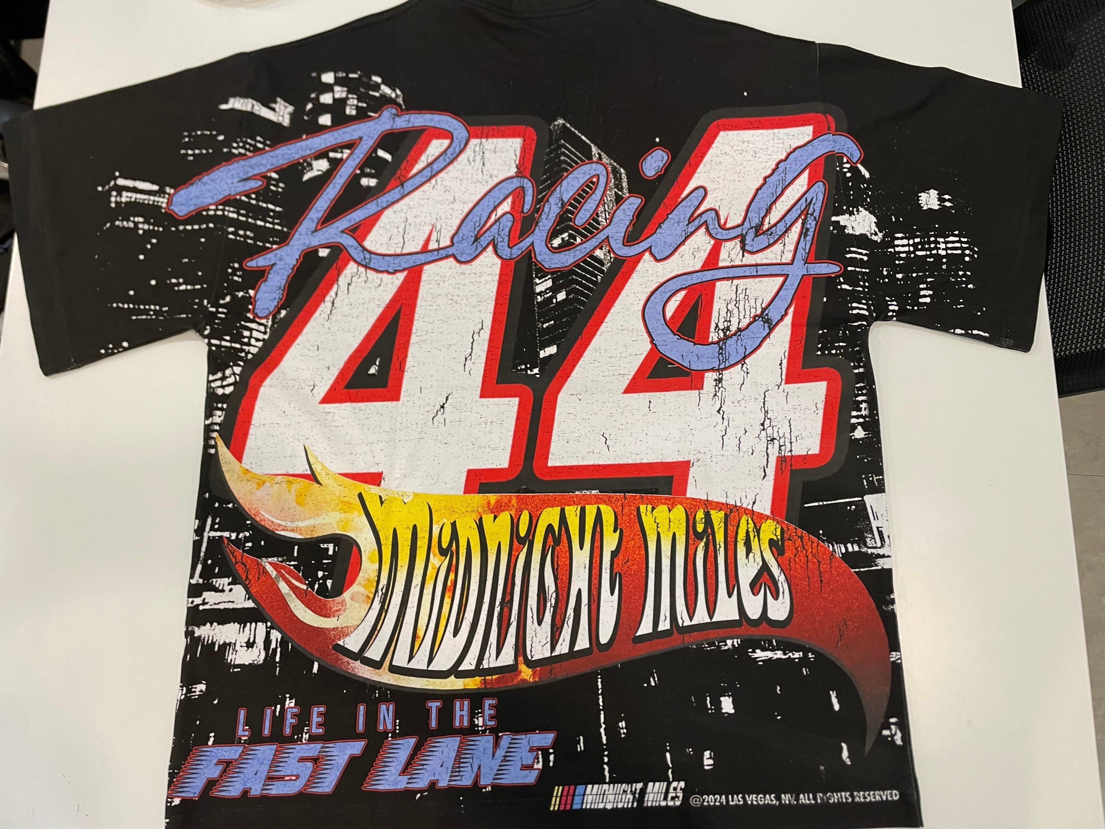 LIFE IN THE FAST LANE — Racing AOP Tee (Pre-Order)