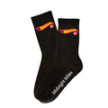 MIDNIGHT MILES SOCKS - BLACK
