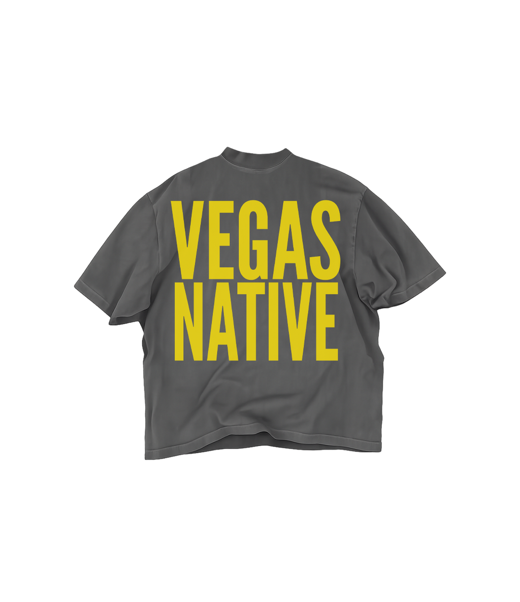 YELLOW VEGAS NATIVE TEE- Pre Order