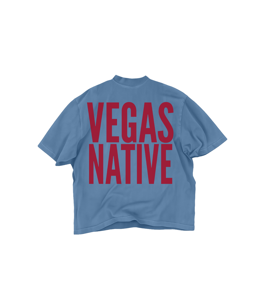RED VEGAS NATIVE TEE- Pre Order